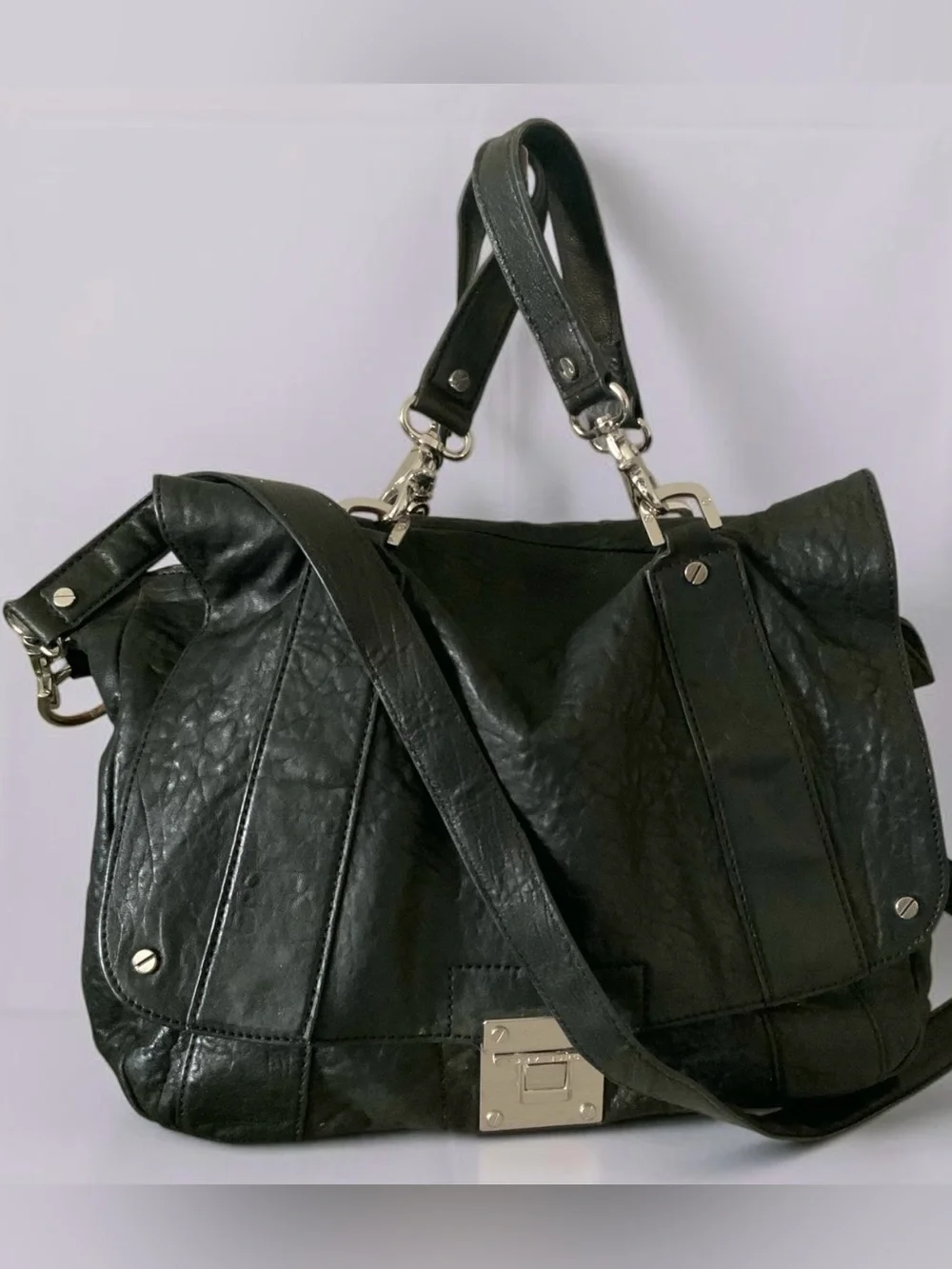 TORY BURCH DAYTON LARGE CITY SATCHEL SHOULDER BAG FROM 2010